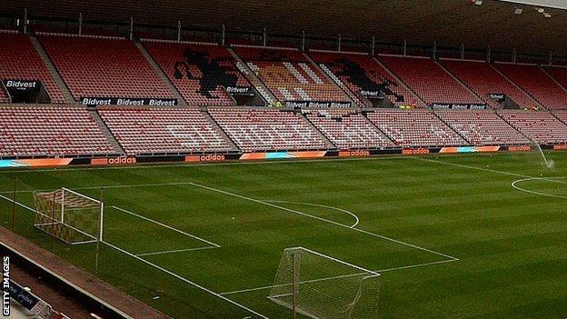 Sunderland's Stadium of Light ground
