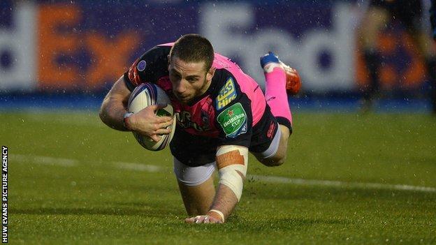 Cardiff Blues Alex Cuthbert