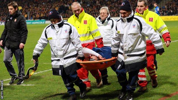 Monaco striker Radamel Falcao injured
