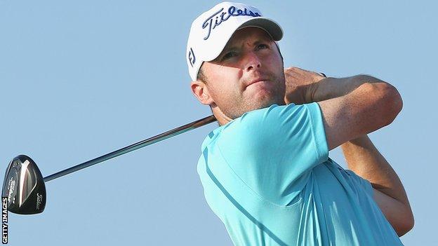 Michael Hoey in action at the Qatar Masters