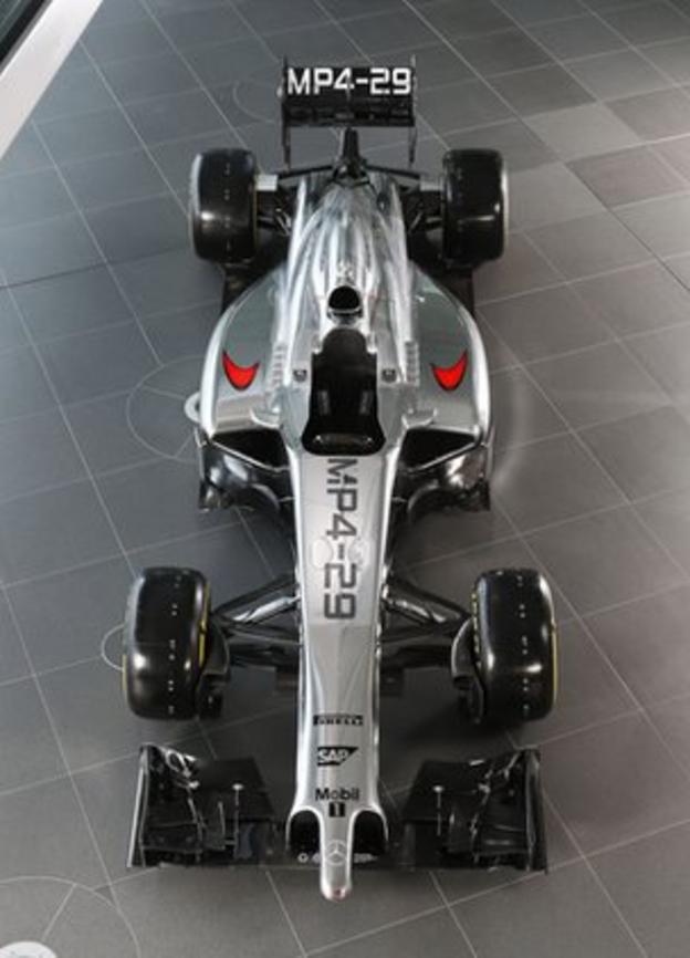 The 2014 McLaren car