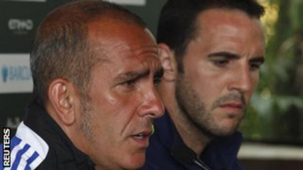 Former Sunderland manager Paolo Di Canio (left) and Black Cats defender John O'Shea