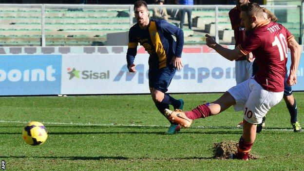 Roma's Francesco Totti