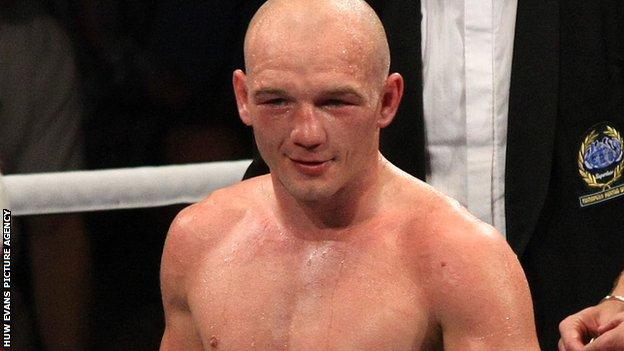 Welsh boxer Gavin Rees