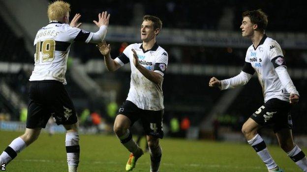Derby celebrate