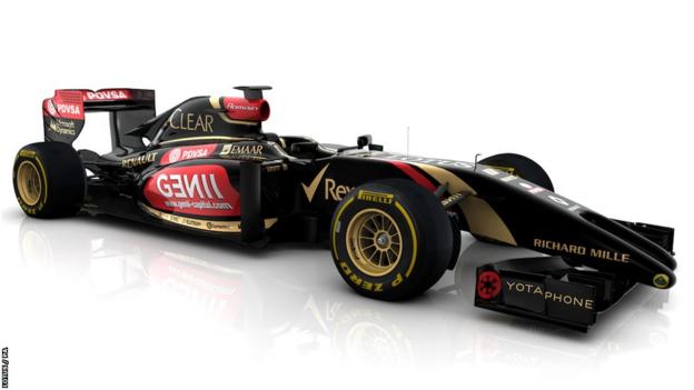 The new car for Lotus's 2014 campaign