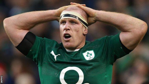Paul O'Connell was a late withdrawal from Ireland's game against Scotland because of a chest infection