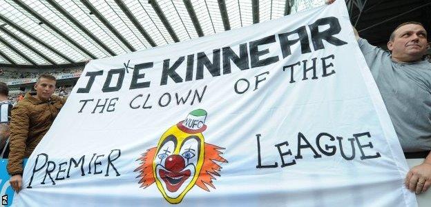 Joe Kinnear oppostion among Newcastle fans