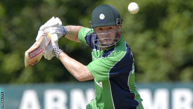 Niall O'Brien top-scored for Ireland with 35 in the defeat by Jamaica