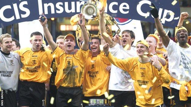 Livingston won the League Cup in 2004
