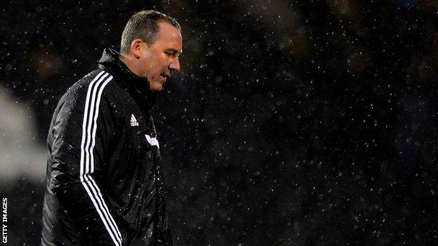 Fulham boss Rene Meulensteen after the FA Cup defeat by Sheffield United