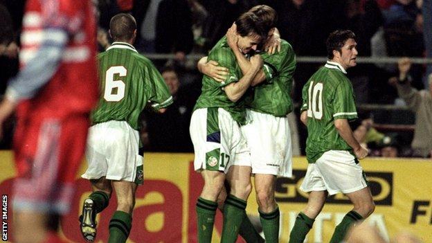 Ireland played Turkey in the play offs for Euro 2000