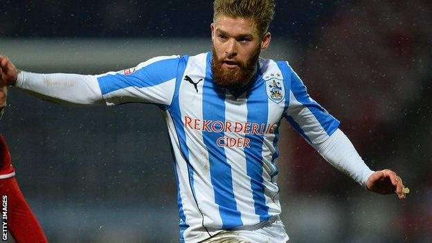 Huddersfield midfielder Adam Clayton