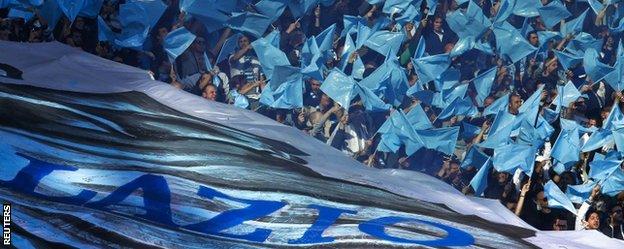 Lazio fans