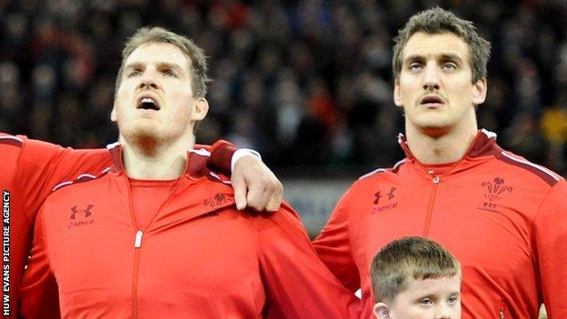 Gethin Jenkins and Sam Warburton