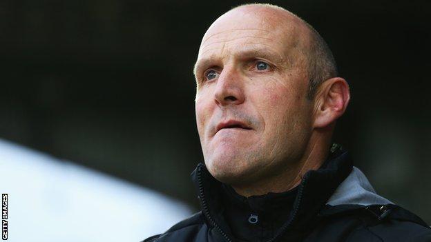 Chester manager Steve Burr