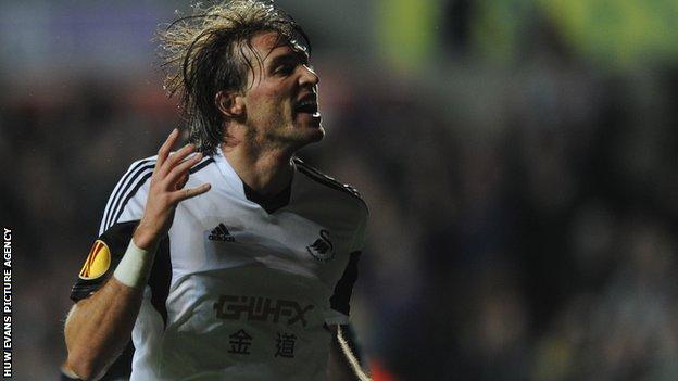 Swansea City striker Michu