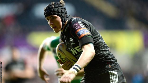 Full-back Sam Davies also went over as Ospreys ran in 11 tries in a 75-7 win