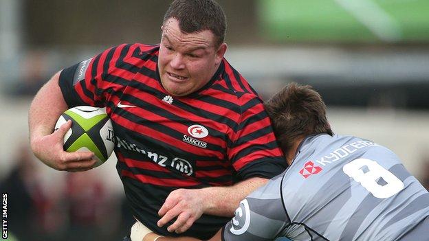 Matt Stevens Saracens Prop To Join Sharks In South Africa Bbc Sport