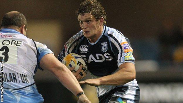 Cardiff Blues Rory Watts-Jones