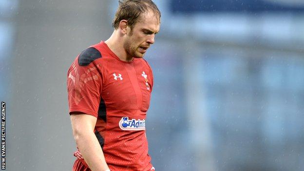 Wales lock Alun Wyn Jones