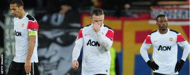 United look dejected following Basel defeat