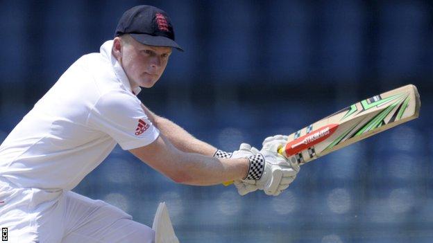 Sam Robson playing for England Lions
