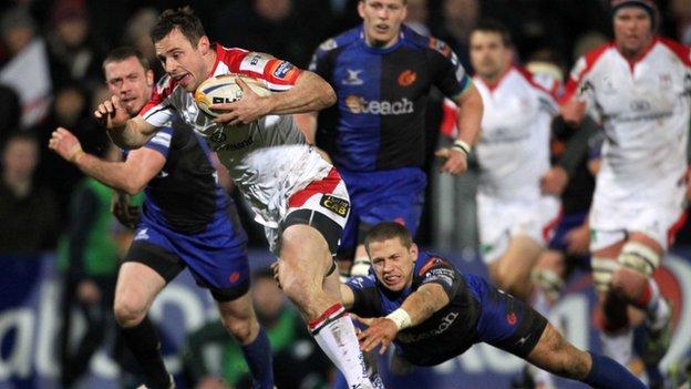 Ireland and Ulster winger Tommy Bowe