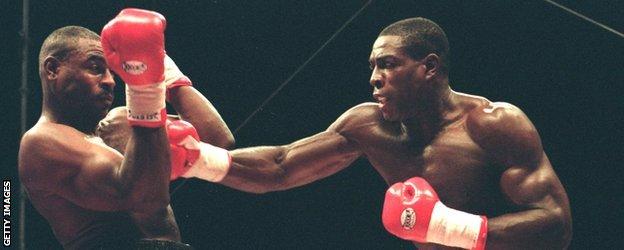 Oliver McCall and Frank Bruno