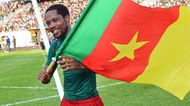 Cameroon forward Jean Makoun