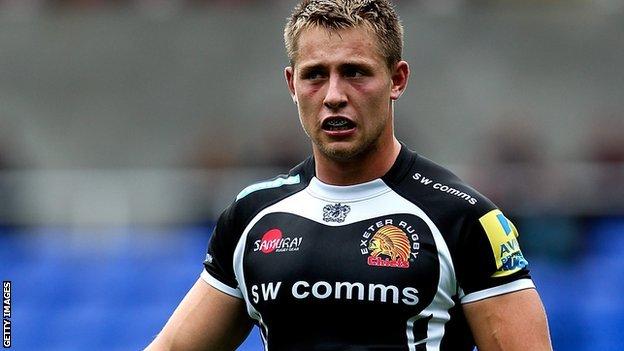 Sam Hill: Exeter Chiefs centre agrees new two-year deal - BBC Sport