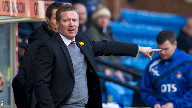 Hearts manager Gary Locke was frustrated as his young side lost 4-2 to Kilmarnock
