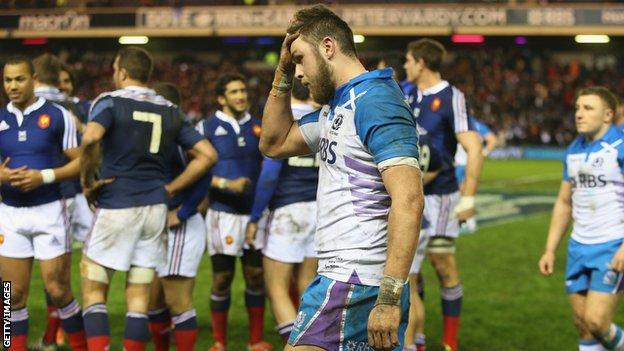 Ryan Wilson and Scotland were left dismayed