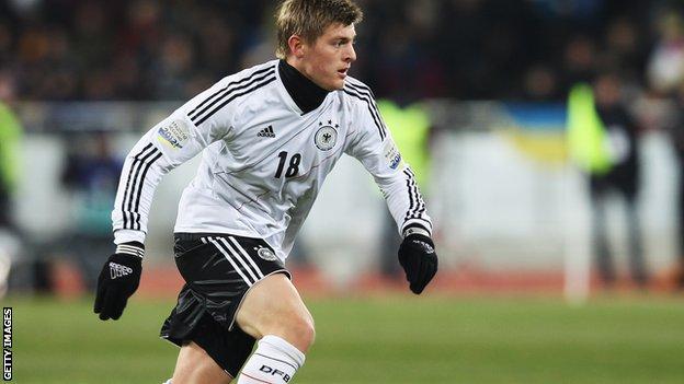 Bayern Munich's Toni Kroos