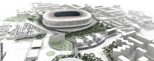 How the Nou Camp will look