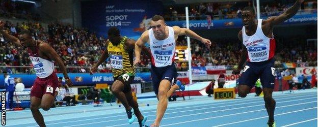 Kilty, a late call up for the injured James Dasaolu, won gold in his first major international championships