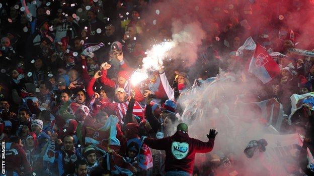 Trabzonspor fans are amongst the most volatile in Europe