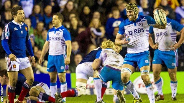 Scotland lost 19-17 to France at the weekend