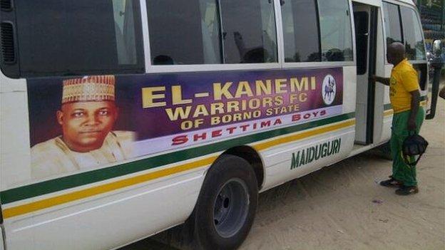 El-Kanemi Warriors bus