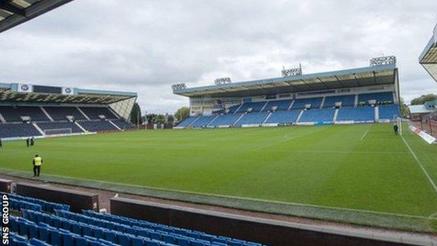 Rugby Park, home of Kilmarnock FC