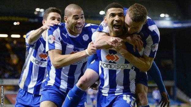 Sheffield Wednesday celebrate