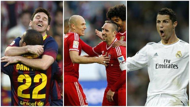 Messi, Ribery, Robben, Ronaldo