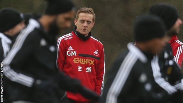Swansea manager Garry Monk