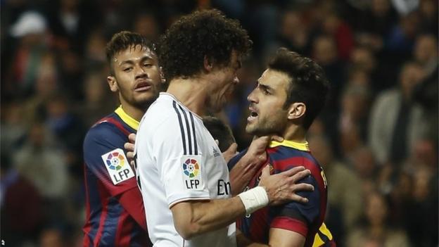 Pepe and Cesc Fabregas