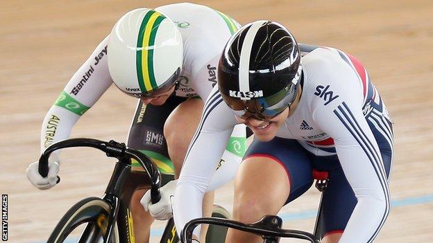 Jess Varnish Team GB Cycling