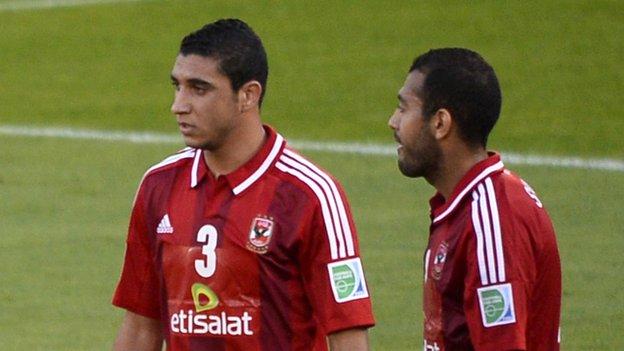 Al Ahly players