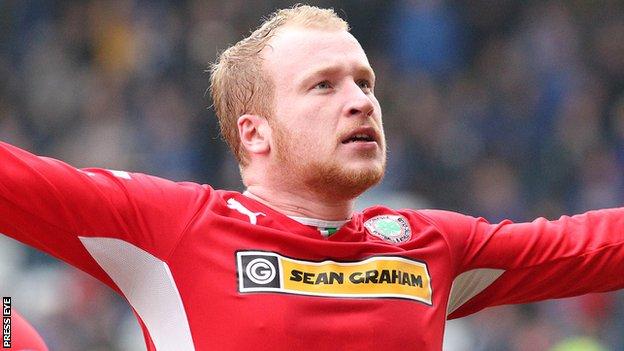 Liam Boyce of Cliftonville