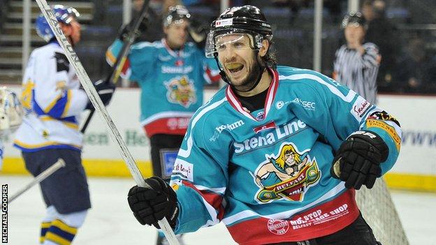 Kevin Saurette scored the only goal as the Belfast Giants beat Fife Flyers
