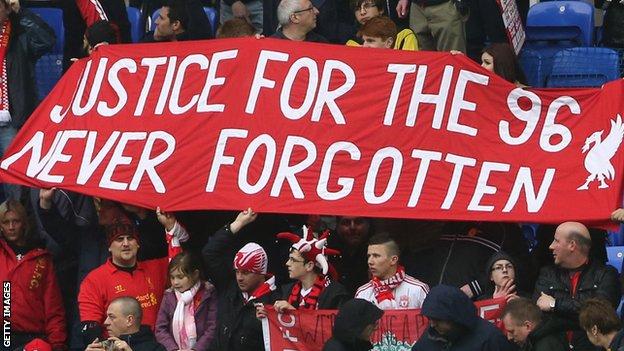Liverpool Hillsborough banner