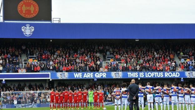 Queens Park Rangers played Nottingham Forest in the Championship at Loftus Road